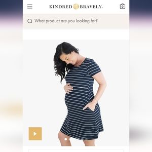 Kindred Bravely Maternity/Nursing Lounge Dress
